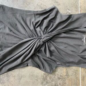 Black Rayon Spandex Garment